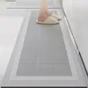 Tapete de Piso para Cozinha Antiderrapante à Prova de Óleo para Casa Lavável Sem Lavar Entrada Resistente à Sujeira Diatomita Tapete para Banheiro Vaso Sanitário