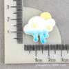 Diademas de Unicornio Arcoíris para Zapatos DIY con Pegamento de Crema Perforado, Accesorios de Resina, Parches de Nube al por Mayor