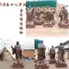 18 Estátuas de Luohan 1,6 m Fuhu Luohan Patriarca Damo Jianglong Luohan Templo Estátuas de Buda em Resina