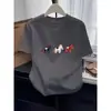 Camiseta de Manga Corta con Estampado de Dibujos Animados de Pony Estilo Nuevo Verano 2026 para Mujer Estilo Coreano Estilo Perezoso Holgada Casual Top Básico