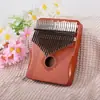 Kalimba de Pulgar 21 Tonos/17 Tonos Principiante Niña Artículos Genuinos Piano de Dedos Fácil de Aprender Instrumento de Dedo