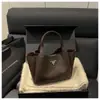 Moda Nueva Versátil Bolso Cubo de Hombro y Cruzado con Textura de Moda para Mujer Estilo Ins