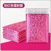 Saco Bolha Filme Laser Vermelho Rosa Envelope Espessado Saco de Embalagem Saco para Entrega Logística Saco de Embalagem para Envio Expresso Fábrica Mais Preferencial