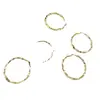 Estilo Metal Pesado Diseño Simple Sentido de Oreja Personalidad Versátil Estilo Frío Elegante Lujo Ligero Sentido de Gama Alta Pendientes