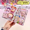 Caderno Original Cartoon A7 Acrílico de Folhas Soltas, Caderno de Estudante Anime Estética Fofa Feminina