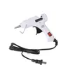 Pistola de pegamento caliente de 20W con boquilla de aluminio, ligera y portátil, compatible con barras de pegamento de 7 mm, adecuada para uso industrial y doméstico, directo del fabricante