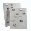 Estante de terciopelo de gran capacidad para guardar aretes Tablero simple para exhibir aretes Accesorios para joyería Estante pequeño para joyería del hogar