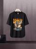 Nueva camiseta de manga corta para hombre, estilo coreano de verano, moderna, sencilla, de media manga, estilo Hong Kong, holgada, informal, de marca.