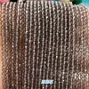 2mm 3mm 4mm Piedra Natural Facetada Bolas Pequeñas Cortadas Facetadas Cuentas Sueltas Accesorios para Joyería DIY Pulsera con Cuentas Collar Al por Mayor