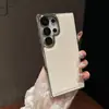 Funda de Cuero con Patrón de Lichi Adecuada para Samsung S25Edge, Cubierta Protectora de Cuero Dos en Uno de Cuero Galvanizado S26Ultra