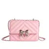 Bolso Cuadrado Pequeño Casual Acolchado Estilo Chanel con Cadena Color Sólido 2026 Nuevo de Primavera Bolso de Hombro Cruzado Elegante con Lazo