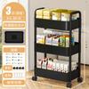 Rack Carrinho Snack de Chão Multicamadas Estante de Armazenamento Cozinha Cesto de Frutas e Legumes Prateleira Banheiro Quarto
