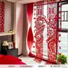 Set de Decoración de Habitación de Boda con Tablero KT de Alta Gama Pegatinas de Doble Felicidad para Decoración de Matrimonio, Adecuado para la Habitación y la Sala de Estar tanto de la Novia como del Novio, Pared de Fondo de Dragón y Fénix