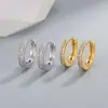 Los Pendientes Circulares Más Populares de Amazon, Pendientes Cuadrados Simples con Circonitas de Colores, Pendientes de Alta Gama y Versátiles para Mujer