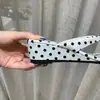 Chuyuji Sandálias de dedo com salto plataforma retrô francês de bolinhas para mulheres, calçado de verão para uso externo, novo modelo 2026, sapatos para praia de férias, chinelos de dedo