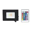 Holofote RGB 50W Bivolt Preto com Controle Remoto