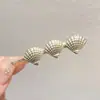Presilha de Cabelo com Strass 2026 Novo Modelo Presilha Reta de Alta Qualidade Super Apertada Antiderrapante Presilha Lateral Presilha para Franja