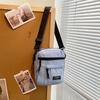 Bolso Bandolera Pequeño para Pareja de Moda Urbana para Mujer Estilo Coreano Moderno Casual de Lona Combinable Bolso Cuadrado Pequeño de Hombro