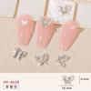 Nova Manicure Liga Joias Celebridade da Internet Pérola Urso DIY Dia dos Namorados Chinês Laço Coração Unha Diamante Joias Atacado