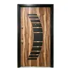 Puerta de Entrada de Aleación de Aluminio para el Hogar Diseño Moderno Antirrobo Insonorizada Duradera Tamaño Personalizable Puerta de Entrada