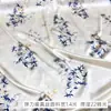 Tela Satinada Elástica de Seda de Morera Estampado Floral Tela Cero Tela para Vestido Cheongsam
