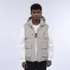 Nuevo Chaleco de Algodón para Hombre Otoño/Invierno 2025, Chaleco con Capucha de Corte Holgado, Elegante y Moderno, Chaleco Cálido para Adolescentes