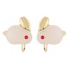 Pendientes Lindos de Diseño de Nicho Conejo Dulce Lujo Ligero Pendientes de Alta Calidad Placa de Incienso Mosquito Pinza para Orejas Sin Agujeros en las Orejas