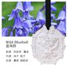 Lirio del Valle, Gypsophila, Etiqueta Colgante de Aromaterapia de Yeso con Relieve de Rosa, Ambientador para Armario del Hogar, Tableta de Fragancia para Coche