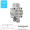Conector rápido para purificador de água 2 pontos 3 pontos conversão máquina de água pura conexões de tubo de água conector rápido roscado atacado válvula de esfera de três vias