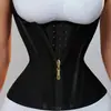 Chaleco de Látex con Control de Abdomen Transfronterizo Estilo Cremallera Botón Ropa Interior Deportiva Moldeadora Corsé Ajustado Entrenador de Cintura