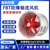 Ventilador Axial de Fibra de Vidro para Dutos Fbt, à Prova de Explosão e Anticorrosivo, Alta Potência, Baixo Ruído, Equipamento de Ventilação para Oficinas e Fábricas