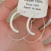 Pendientes Retro Circulares Europeos y Americanos Estilo Minimalista de Lujo Ligero Pendientes de Alta Gama Moda de Nicho de Lujo Ligero Pendientes Sencillos para Mujeres