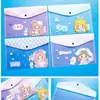 Bolsa Pasta A4 Stitch Lilo & Stitch Sanrio Capivara Lisa com Fecho Simples para Guardar Provas