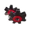 Rueda de tracción del cabezal de la máquina raspadora MXGZ-1400, piñón de acero fundido para planta de lavado de carbón, tipo dividido 18*64-11 dientes