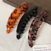 Presilha de Rabo de Cavalo Grande e Alta da Moda com Volume Natural, Presilha Banana com Dentes para a Parte de Trás da Cabeça, Presilha Vertical Antiderrapante