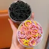 Meninas Vão à Escola com Elásticos de Cabelo, Elásticos Infantis 2025 Elásticos de Cabelo para Bebês, Alta Elasticidade para Meninas, Sem Danos ao Cabelo, Tiaras Coloridas