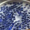 Venta al por mayor de fábrica Zafiro Natural Facetado de 0.7 mm a 2 mm Accesorios Terminados para Joyería de Zafiro Real