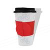 Taza de café funda de silicona para taza embalaje aislamiento antiquemaduras funda desechable para taza de papel funda para taza de cerámica de mano funda para taza de vidrio