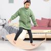 Balance Board crianças educação infantil fitness gangorra curva quadro equilíbrio Madeira sensor interior brinquedos educativos atacado