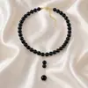 Collar de perlas con colgante exagerado, cadena de clavícula para mujer, estilo europeo y americano, con cuello corto, gargantilla y correa para el cuello.