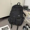 Mochila para Estudiantes de Secundaria y Universitarias, Mochila Simple Versátil Retro para Niñas, Bolso Escolar con Diseño Graffiti de Nicho Ins