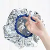 Gorro de papel de aluminio desechable peluquería temperatura constante cuidado del cabello gorro de papel de aluminio máscara capilar de papel de aluminio gorro para vaporizar con aceite en stock