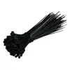 Bridas de Nylon Blancas Autocierre Bridas Fijas Correas de Nylon Bridas de Plástico Negro Venta al por Mayor