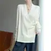 Elegante y Sofisticado Cárdigan de Punto Estilo Envolvente con Cuello en V para Mujer, Nuevo Estilo Otoño e Invierno, Estilo Ligeramente Maduro, Chaqueta Suéter Suave y Holgada