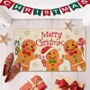 Felpudo Festivo de Navidad para Entrada, Resistente a la Suciedad, Resistente al Desgaste, Fácil de Limpiar, Felpudo para Baño, Absorción Rápida de Agua, Alfombrilla Antideslizante