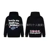 Sudadera con capucha y estampado de letras de estrella de planeta roto de estilo europeo y americano al por mayor, chaqueta de moda de alta calle