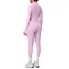 Chaqueta Corta Casual de Tacto Desnudo con Espalda Cruzada, Ropa de Yoga, Leggings de Cintura Alta Levanta Glúteos, Conjunto Deportivo de Tres Piezas