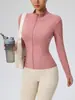 Chaqueta de Yoga Transfronteriza Ajustada Corte Delgado Fitness Running Deportes Yoga Secado Rápido Exterior Primavera Nuevo Estilo