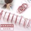 Conjunto de Elástico de Cabelo Corda de Cabelo Corda de Cabelo Simples Coreana Acessórios de Cabelo para Mulheres Celebridade da Internet Estilo Fresco Corda de Cabelo Corda de Cabelo
