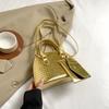 Bolsa Feminina 2024 Novo Design de Nicho Explosivo Crocodilo Ombro Crossbody Bolsa Viajante Retro Portátil Shell Bolsa